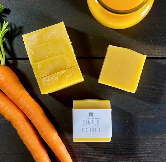 Simple Carrot Soap, Tallow soap