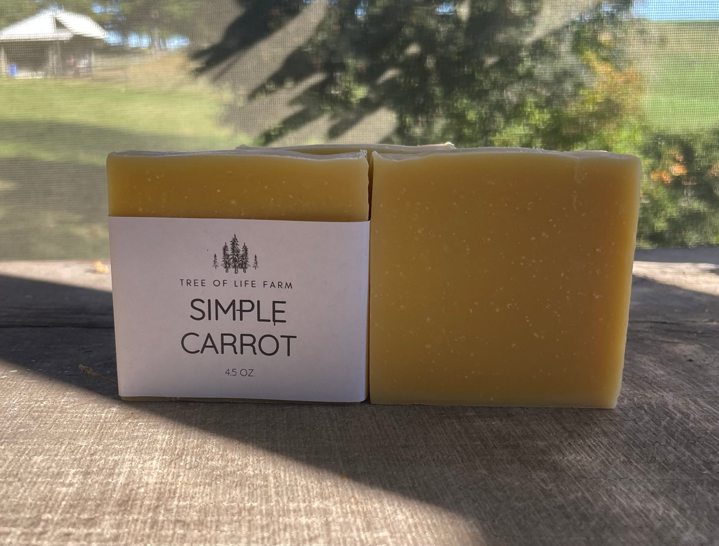 Simple Carrot Soap, Tallow soap