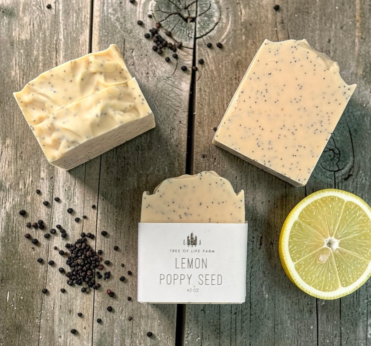 Lemon Poppy Scrub Soap Bar
