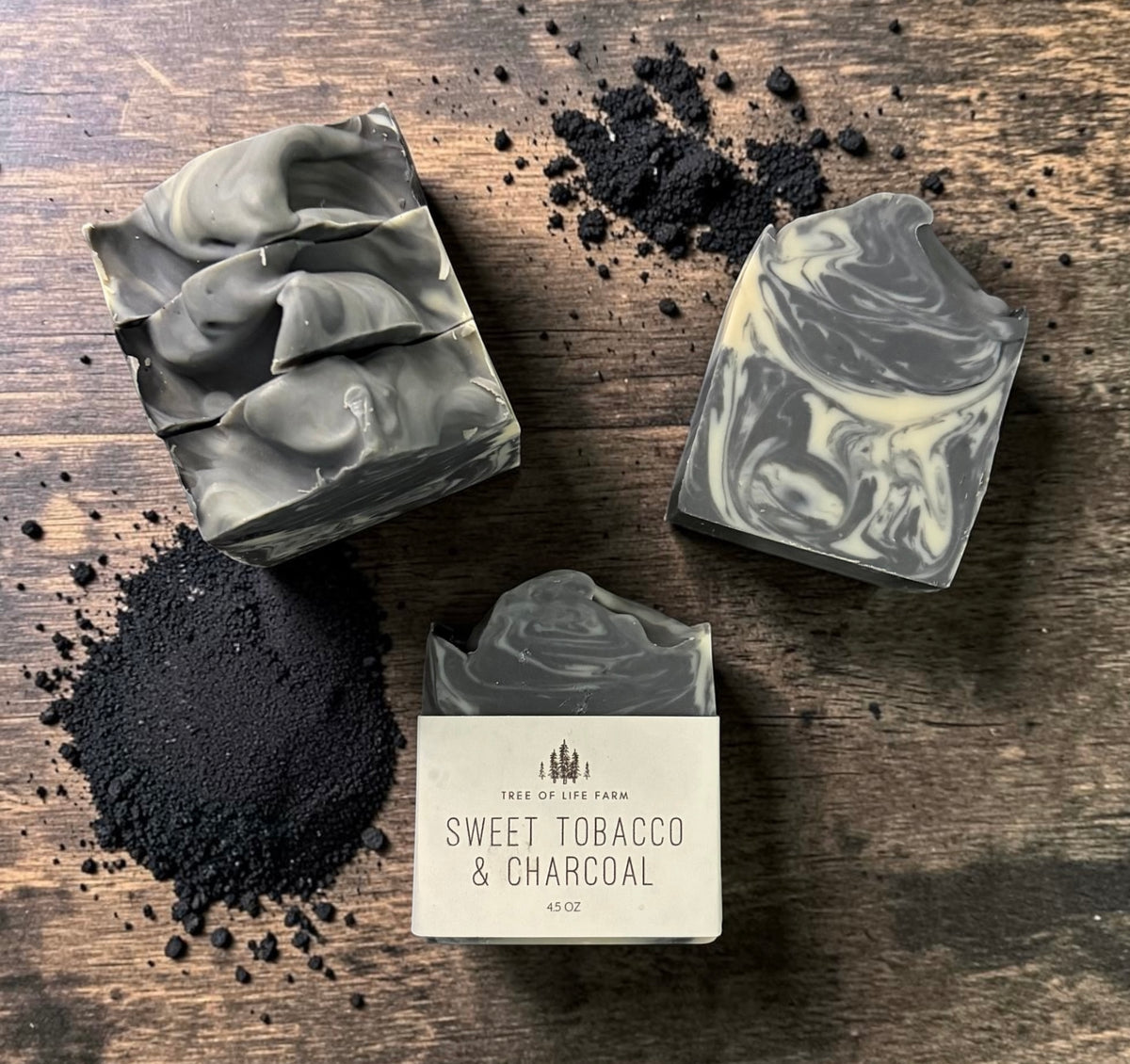 Sweet Tobacco & Charcoal Soap Bar