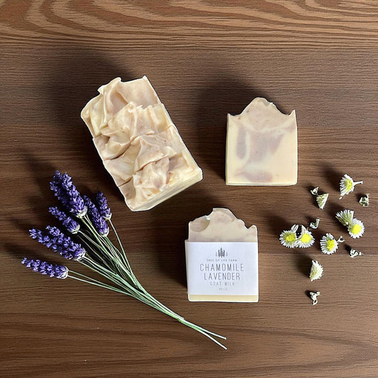 Chamomile Lavender Goat Milk Soap Bar