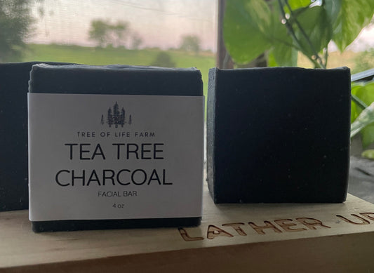 Tea Tree Charcoal Facial Soap Bar